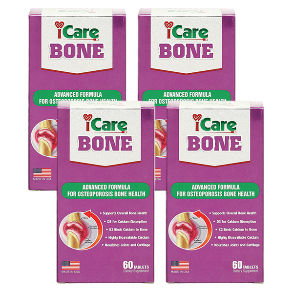Combo 4 hộp Icare Bone hỗ trợ xương chắc khỏe, tốt cho sụn khớp