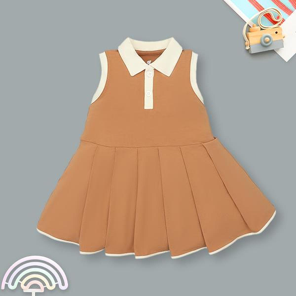 Đầm Lullaby cotton nâu