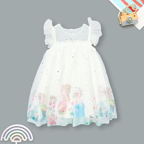 Đầm Rabity cotton trắng