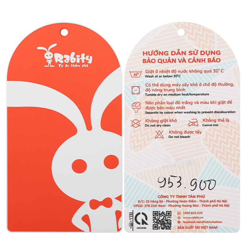 Đầm voan bé gái Rabity 953.900 màu trắng 9