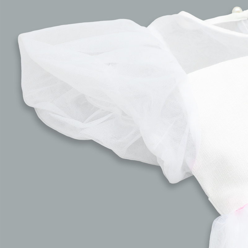 Đầm bé gái Rabity 553.008 màu hồng 16