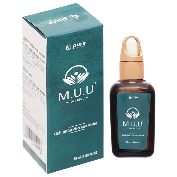Dầu mù u M.U.U hỗ trợ làm lành vết bỏng, vết thương hở, côn trùng cắn