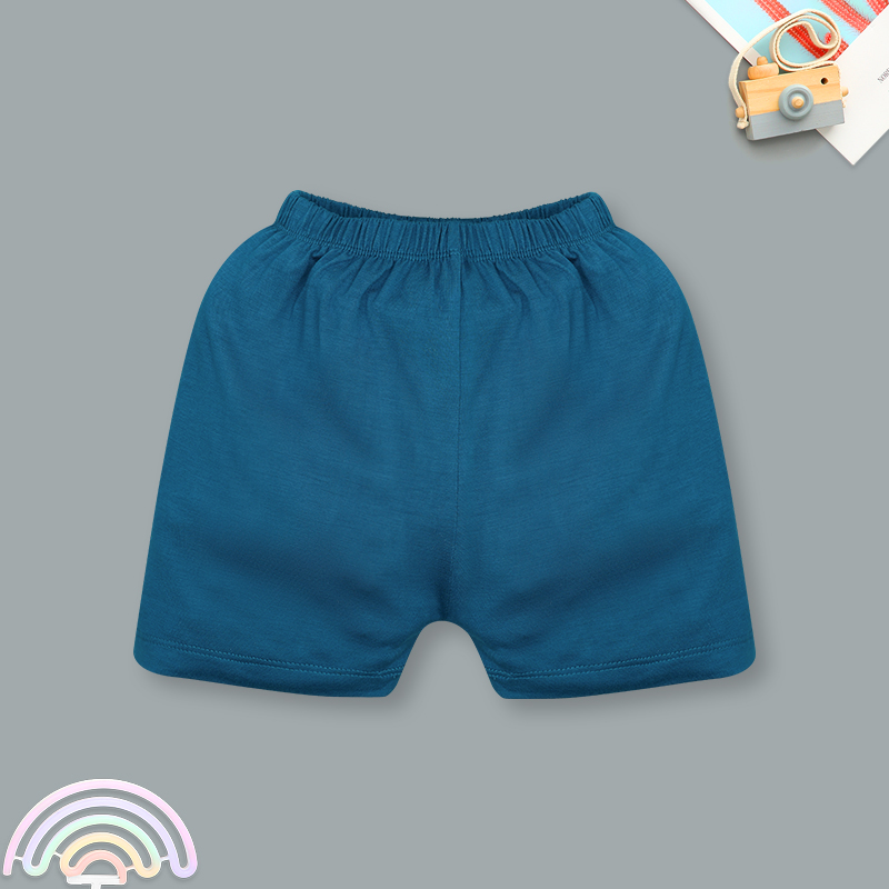 Bộ tay ngắn bé trai IQ Baby in gấu màu xanh 9