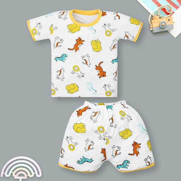 Bộ bé trai IQ Baby visco vàng