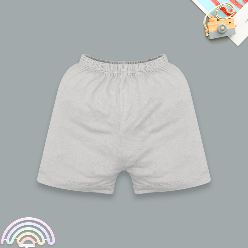 Bộ tay ngắn bé trai IQ Baby raplan in thú màu xám 8