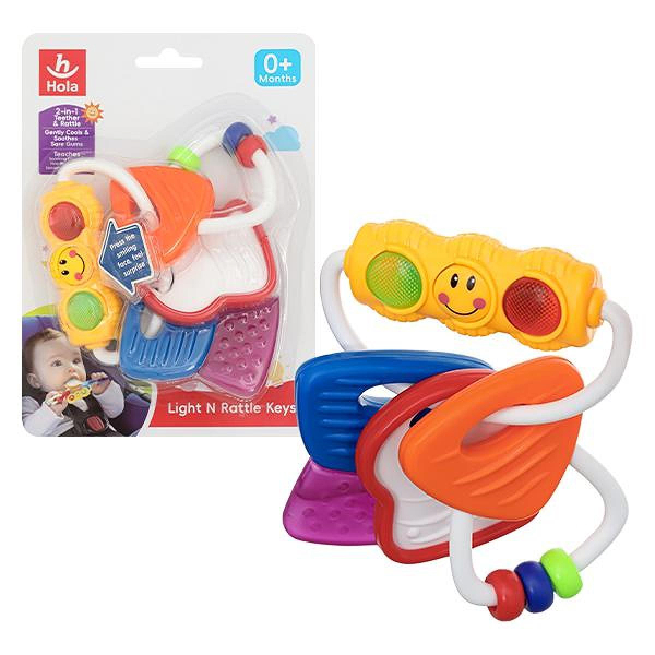 Đồ chơi chìa khóa lục lạc phát sáng Hola 9137