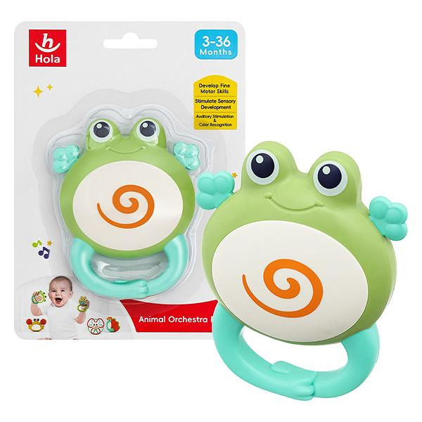 Đồ chơi lục lạc hình chú Ếch Hola 9151 (E318B-2)
