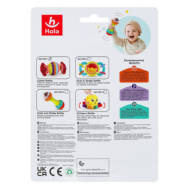 Đồ chơi lục lạc kẹo Hola 9182 (939-1) 3