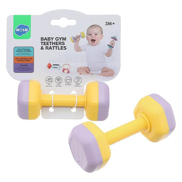 Đồ chơi lục lạc tạ cầm tay Hola 9144 (HE7900B)