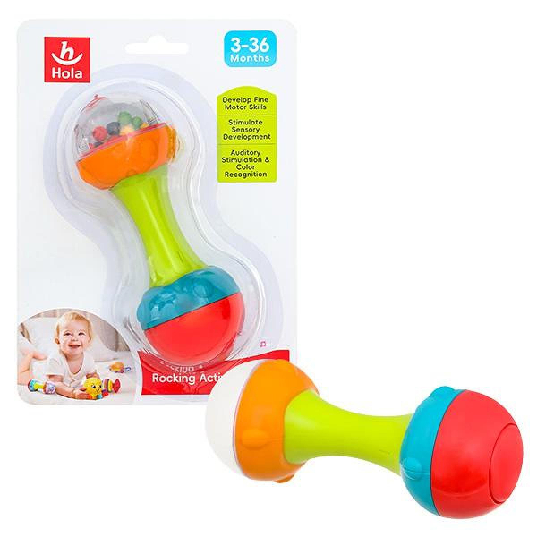 Đồ chơi lục lạc tạ tròn Hola 9199 (939-3)