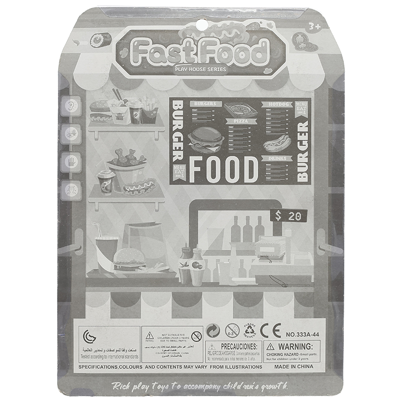 Đồ chơi cửa hàng thức ăn nhanh fastfood HappyTime 8017 (333A-44) 5