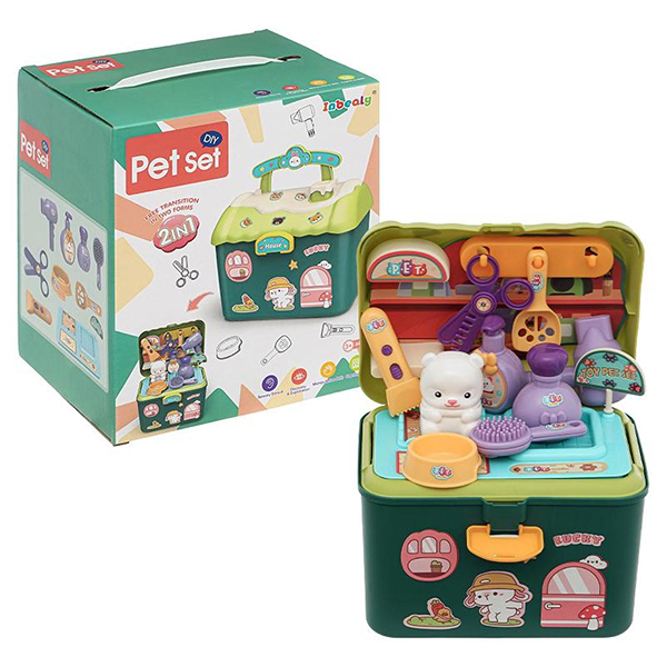 Đồ chơi hộp ngôi nhà chăm sóc thú cưng 3L 2201-6