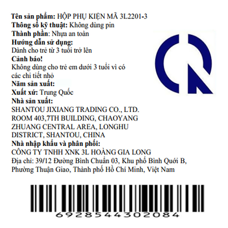 Đồ chơi hộp ngôi nhà trang điểm 3L 2201-3 9