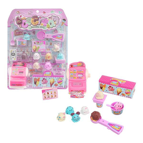 Đồ chơi quầy bán kem và máy tính tiền HappyTime 9434