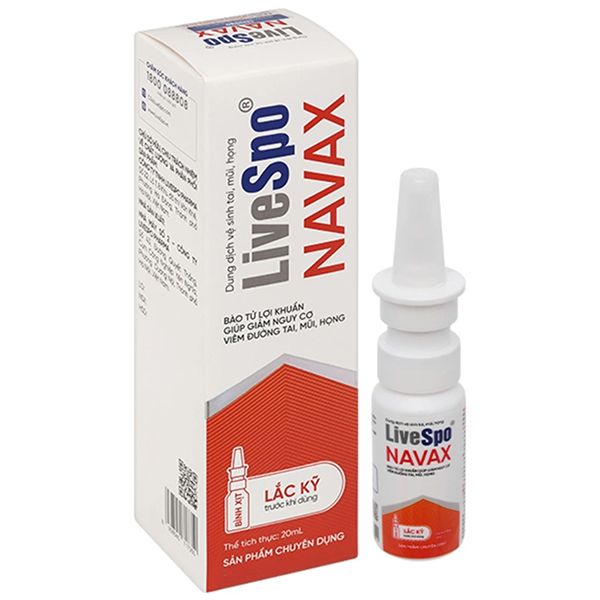 Xịt Vệ Sinh Tai, Mũi, Họng Livespo Navax dịu nhẹ, mua 2 tặng quà - AVAKids.com