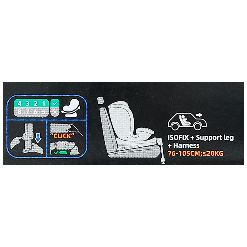 Ghế ngồi ô tô Reebaby C012 FX Flexi Fit 360 (0 - 12 tuổi) 24
