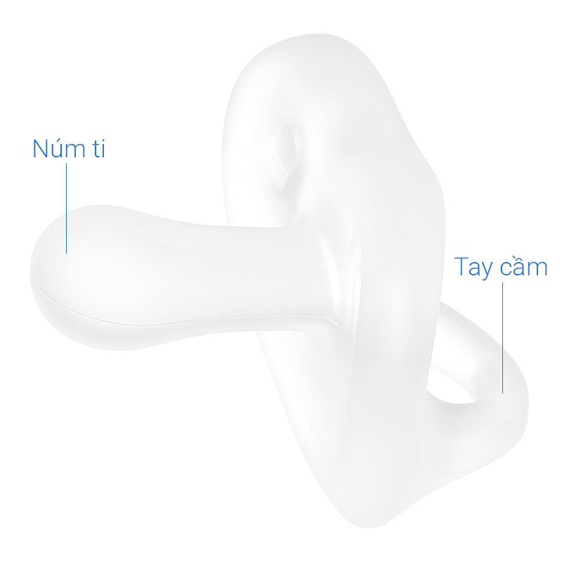 Ti ngậm Moyuum size 2 (3 - 6 tháng) - Màu trong suốt 8