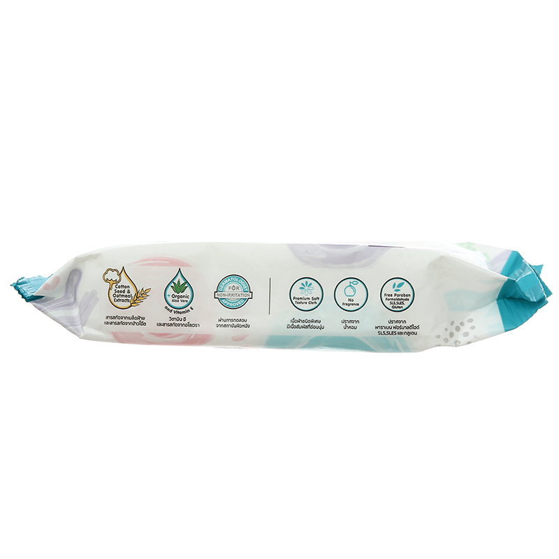 Khăn ướt Pur Natural không mùi gói 20 miếng 5