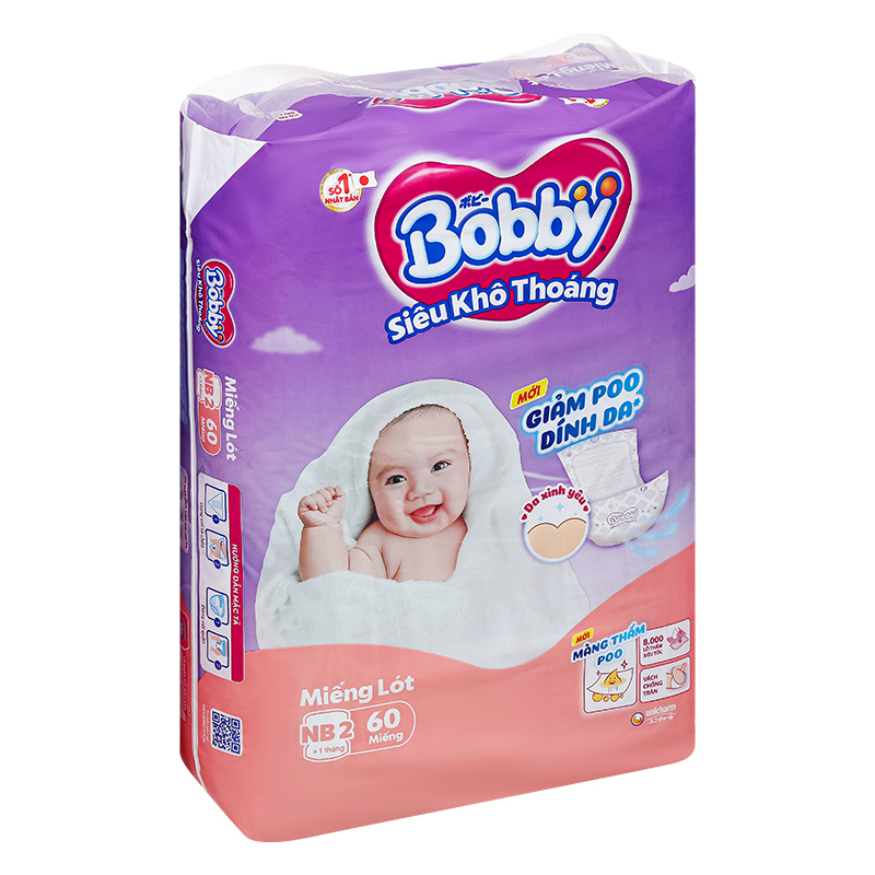 Miếng lót Bobby size NB1 108 + 6 miếng (Dưới 1 tháng) - Giao bao bì ngẫu nhiên 18