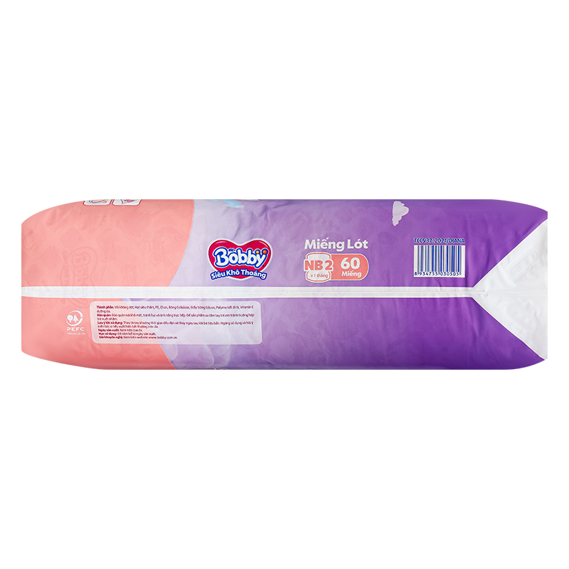Miếng lót Bobby size NB1 108 + 6 miếng (Dưới 1 tháng) - Giao bao bì ngẫu nhiên 20
