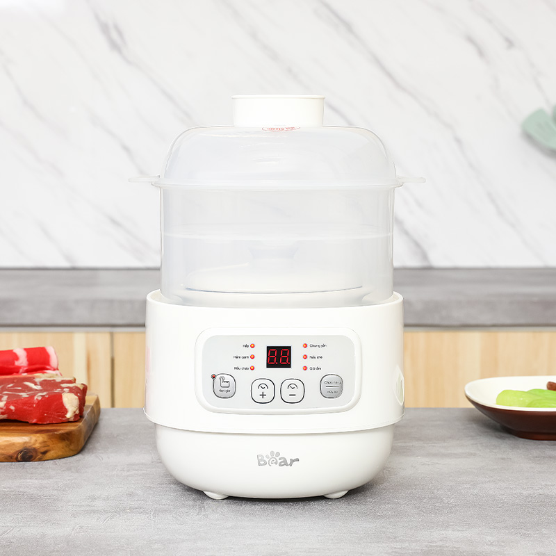 Nồi nấu chậm Bear 0.8 lít DDZ-A08T8 - Màu trắng 4