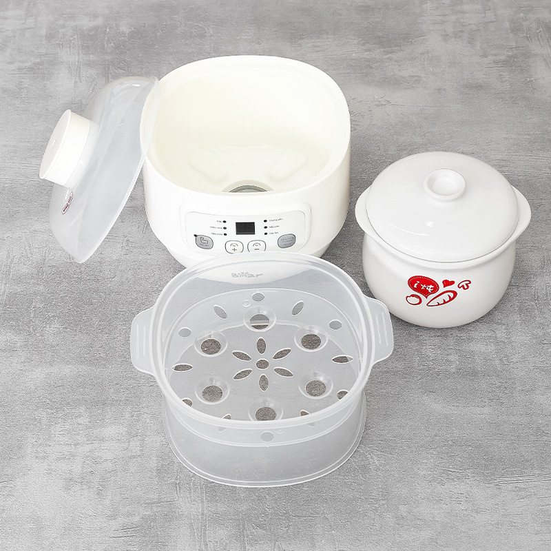 Nồi nấu chậm Bear 0.8 lít DDZ-A08T8 - Màu trắng 5