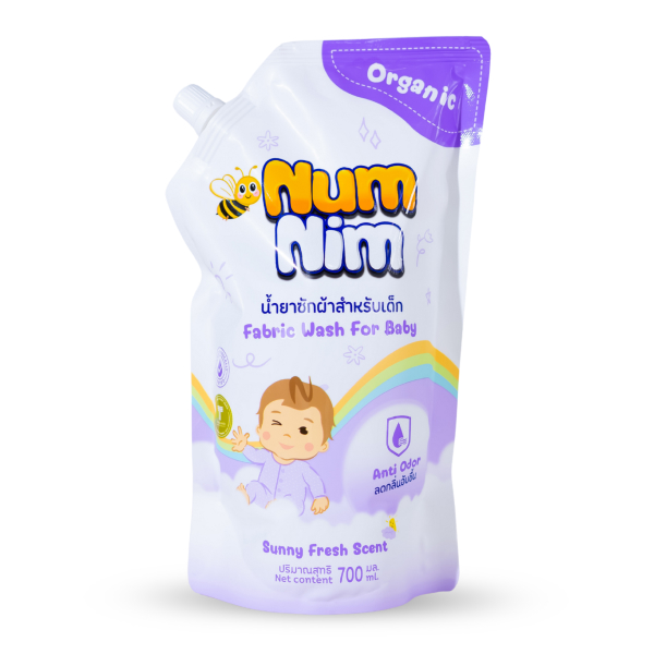 Nước giặt quần áo cho bé Num Nim Xanh hương tươi mát túi 700 ml - AVAKids.com