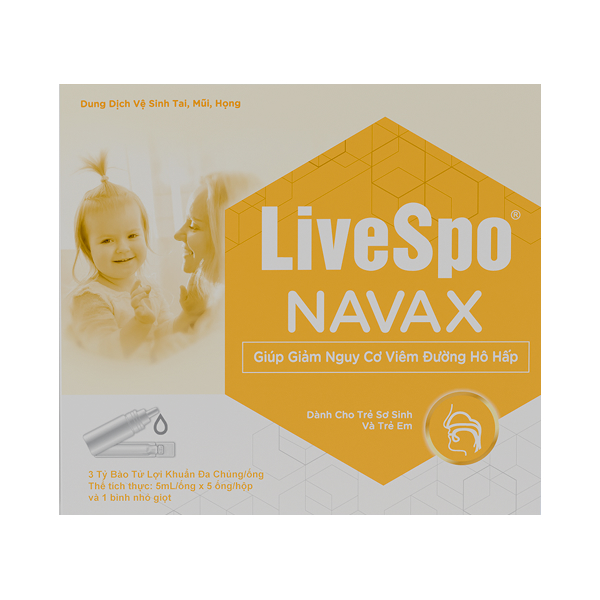 Livespo Navax Trẻ Em 5ml Hộp 5 Ống dịu nhẹ, mua 2 tặng quà - AVAKids.com