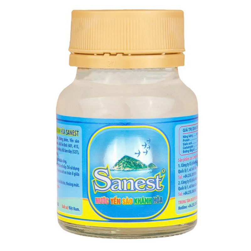 Nước yến sào Khánh Hòa Sanest Kids 62 ml (từ 1 tuổi) 14