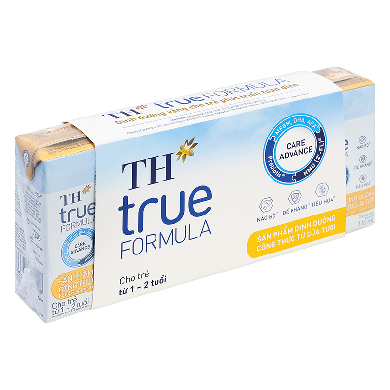 Lốc 4 hộp sữa pha sẵn TH true Formula 110 ml (1 - 2 tuổi) - Giao bao bì ngẫu nhiên 17