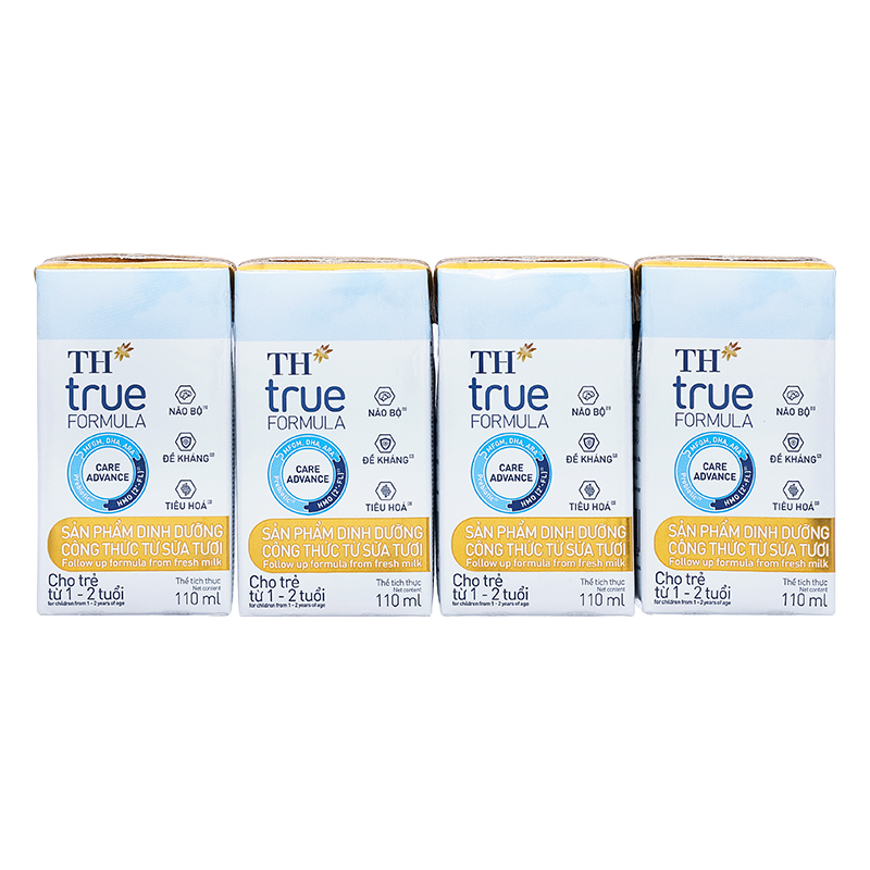 Lốc 4 hộp sữa pha sẵn TH true Formula 110 ml (1 - 2 tuổi) - Giao bao bì ngẫu nhiên 19