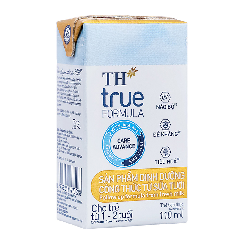 Lốc 4 hộp sữa pha sẵn TH true Formula 110 ml (1 - 2 tuổi) - Giao bao bì ngẫu nhiên 21