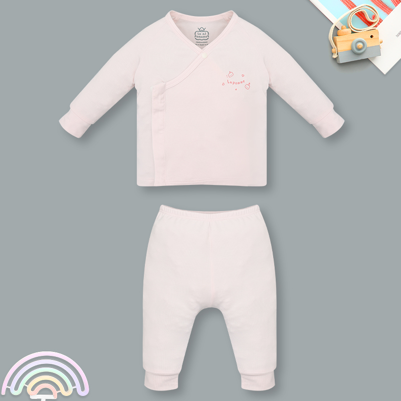 Set đi sinh La Pomme 17 món Hello World màu hồng 5