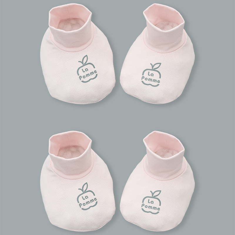 Set đi sinh La Pomme 17 món Hello World màu hồng 22