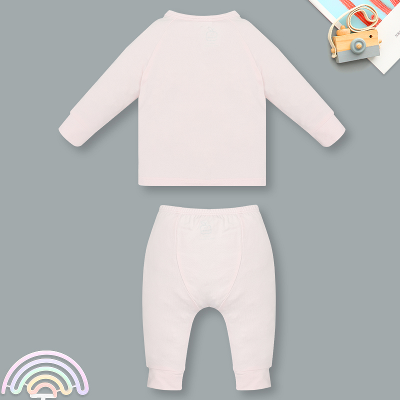 Set đi sinh La Pomme 17 món Hello World màu hồng 6