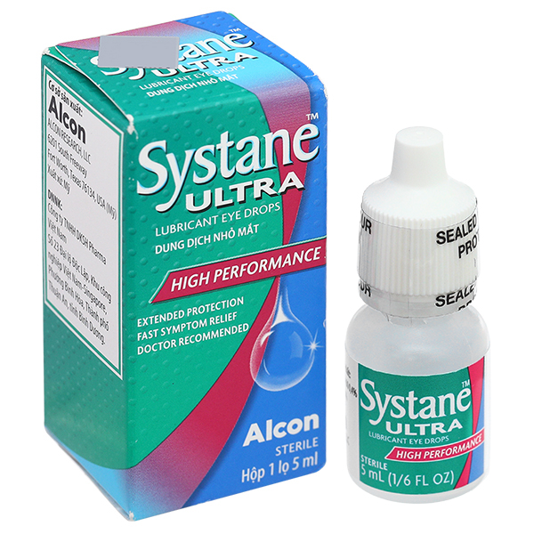 Dung dịch nhỏ mắt Systane Ultra giảm các chứng kích ứng mắt, khô mắt