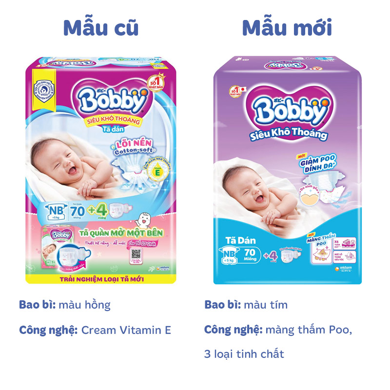 Tã dán Bobby size XL 62 miếng (12 - 17 kg) - Giao bao bì ngẫu nhiên 16