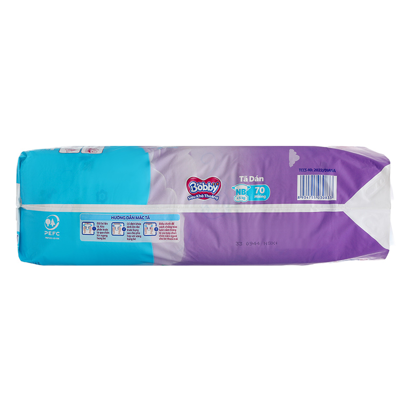 Tã dán Bobby size XL 62 miếng (12 - 17 kg) - Giao bao bì ngẫu nhiên 20