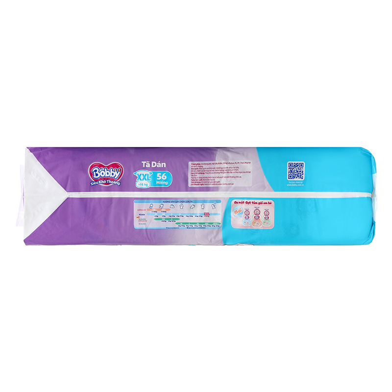 Tã dán Bobby size XL 62 miếng (12 - 17 kg) - Giao bao bì ngẫu nhiên 75