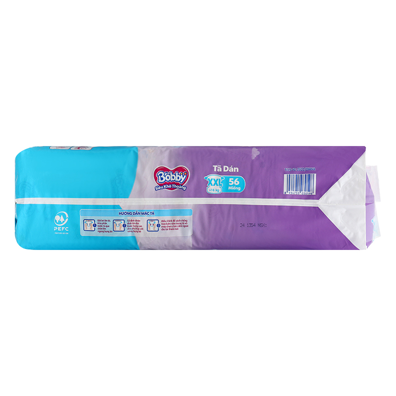 Tã dán Bobby size XL 62 miếng (12 - 17 kg) - Giao bao bì ngẫu nhiên 76
