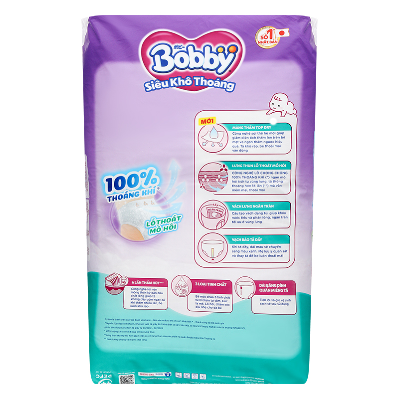 Tã quần Bobby size XL 66 miếng (12 - 17 kg) - Giao bao bì ngẫu nhiên 3