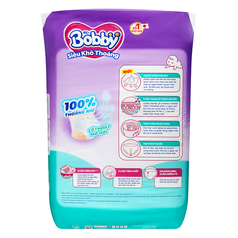 Tã quần Bobby size XL 66 miếng (12 - 17 kg) - Giao bao bì ngẫu nhiên 48
