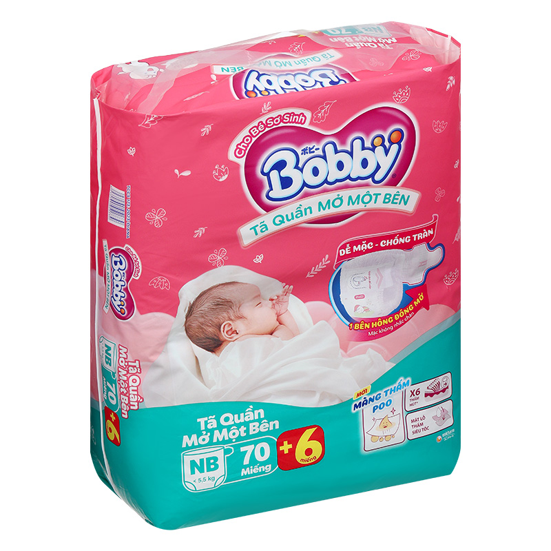 Tã quần mở một bên Bobby size S 80 miếng (4 - 8.5 kg) - Giao bao bì ngẫu nhiên 19