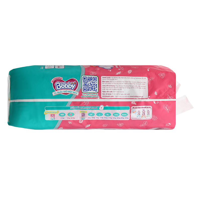 Tã quần mở một bên Bobby size S 80 miếng (4 - 8.5 kg) - Giao bao bì ngẫu nhiên 6