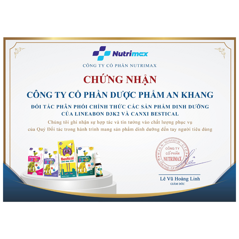 Thực phẩm bảo vệ sức khoẻ: LineaBon K2 + D3