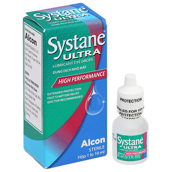 Dung dịch nhỏ mắt Systane Ultra giảm chứng rát và kích ứng do khô mắt