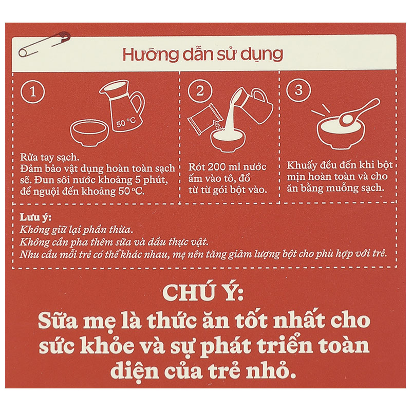 Bột ăn dặm Vinamilk RiDielac Gold yến mạch, gà và đậu Hà Lan hộp 200g (7 - 24 tháng) 71