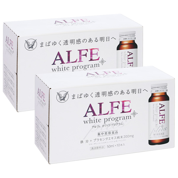 Combo 2 hộp Alfe White Program hỗ trợ da trắng mịn, tươi sáng