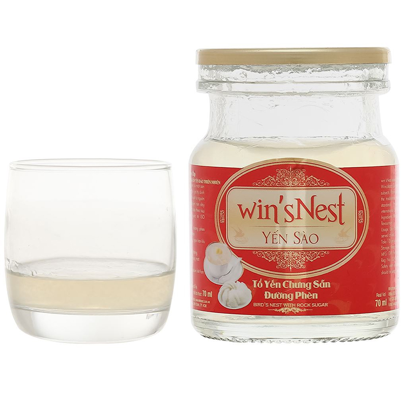 Hộp 6 hũ nước yến sào đường phèn Win'sNest 70 ml (từ 1 tuổi) 31