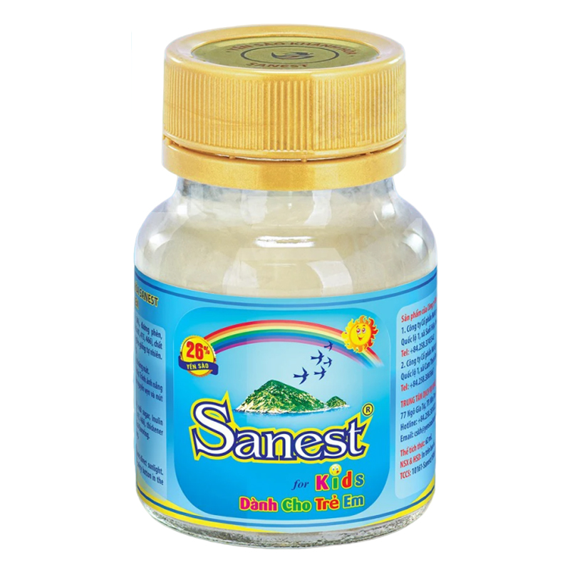 Nước yến sào Khánh Hòa Sanest Kids 62 ml (từ 1 tuổi) 7